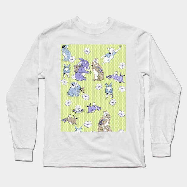 Hop-Timist are happy, and have fun Long Sleeve T-Shirt by Salzanos